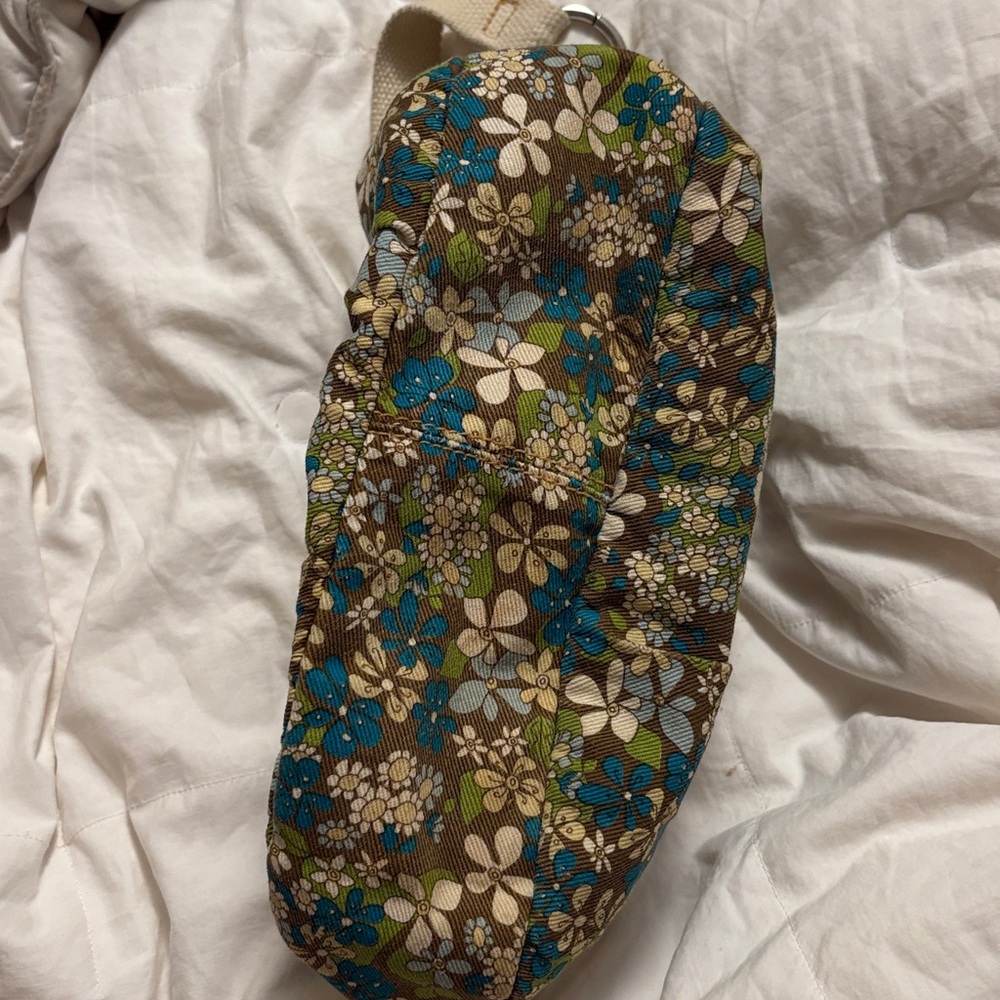 Levi’s Vintage Floral Blue and Brown Shoulder Purse - Picture 6 of 8